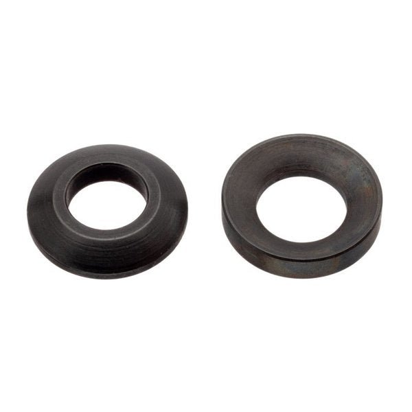 Spherical Washer,  Fits Bolt Size M8 Steel,  Black Oxide Finish,  1 PR