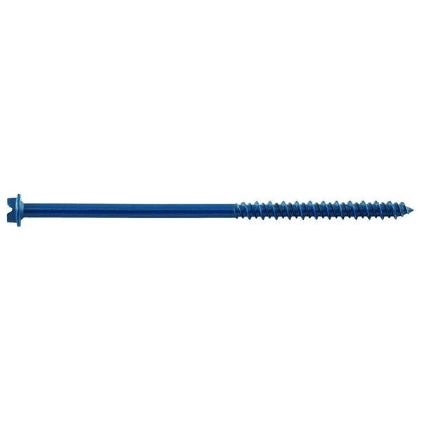 Ultracon Masonry Screw,  3/16" Dia.,  Hex,  1 1/4 in L,  Steel Zinc Stalgard,  100 PK