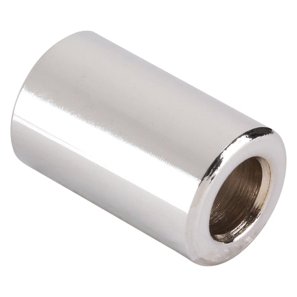Round Spacer,  5/16 in Screw Size,  Chrome Plated Steel,  1 in Overall Lg,  0.344 in Inside Dia