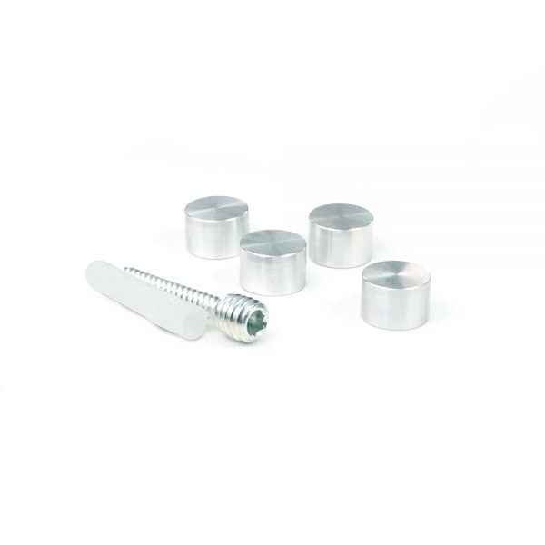 Round Standoffs,  Aluminum Bright
