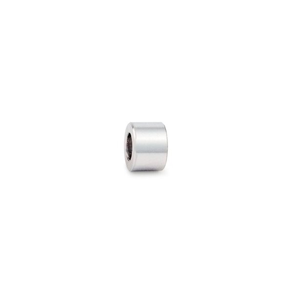 Round Standoffs,  #13-64 Thrd Sz,  1/4 in Bd L,  Aluminum Clear Anodized,  3/8 in OD