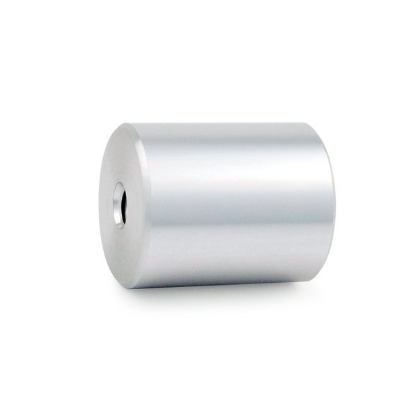 Round Standoffs,  5/16"-18 Thrd Sz,  1-1/2 in Bd L,  Aluminum Clear Anodized,  1-1/4 in OD