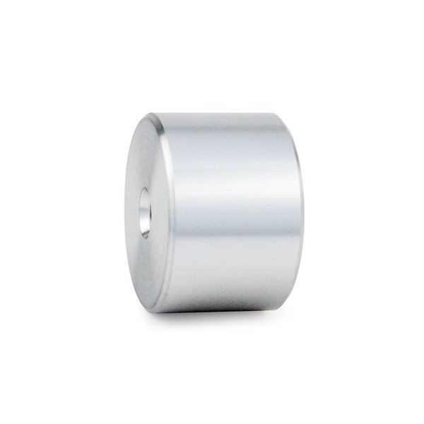 Round Standoffs,  5/16"-18 Thrd Sz,  1 in Bd L,  Aluminum Clear Anodized,  1-1/2 in OD