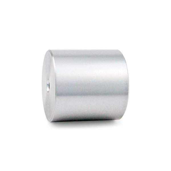 Round Standoffs,  5/16"-18 Thrd Sz,  2 in Bd L,  Aluminum Clear Anodized,  2 in OD