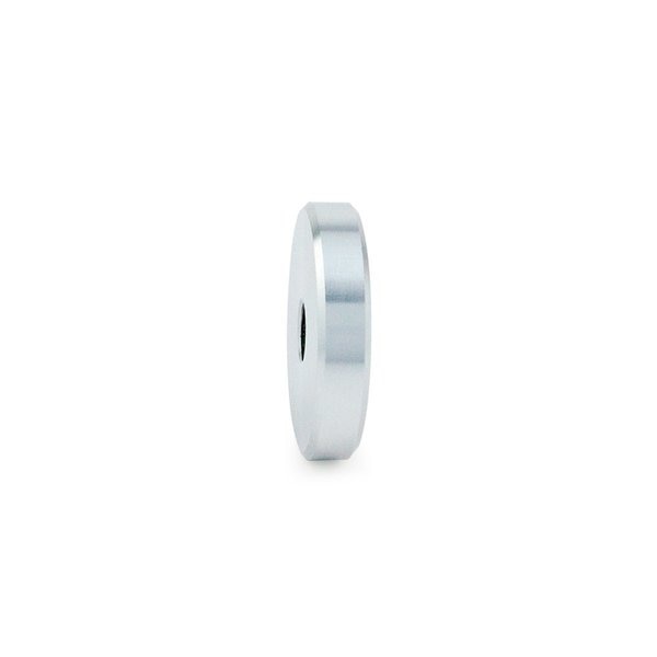 Round Standoffs,  5/16"-18 Thrd Sz,  1/4 in Bd L,  Aluminum Clear Anodized,  1-1/4 in OD