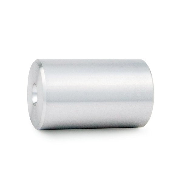 Round Standoffs,  5/16"-18 Thrd Sz,  2 in Bd L,  Aluminum Clear Anodized,  1-1/4 in OD