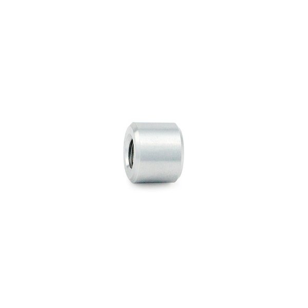 Round Standoffs,  5/16"-18 Thrd Sz,  1/2 in Bd L,  Aluminum Clear Anodized,  5/8 in OD