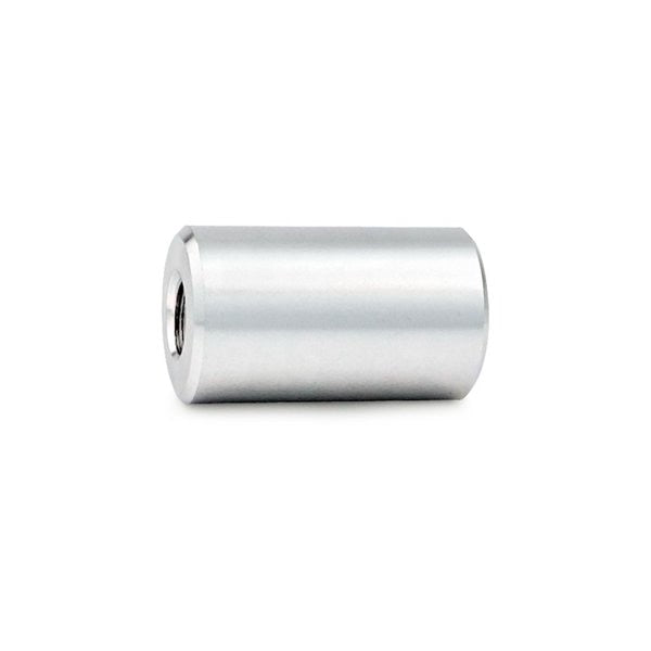 Round Standoffs,  5/16"-18 Thrd Sz,  1-1/4 in Bd L,  Aluminum Clear Anodized,  3/4 in OD