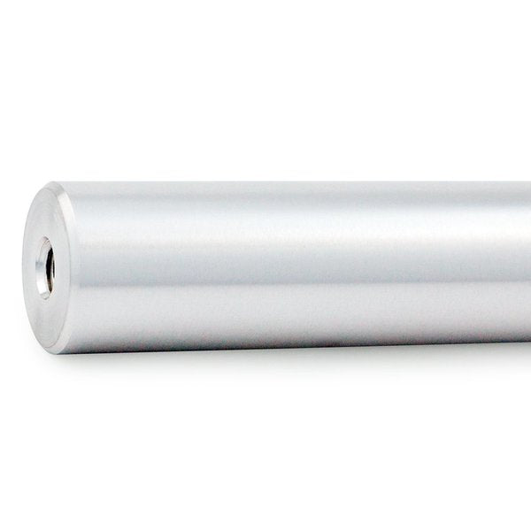Round Standoffs,  5/16"-18 Thrd Sz,  6 in Bd L,  Aluminum Black Anodized,  1 in OD