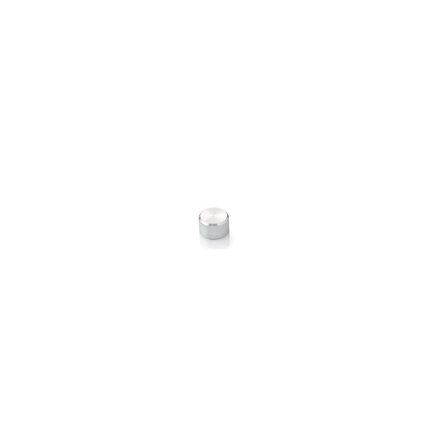 Standoff Cap,  #6-32 Thrd Sz,  Aluminum Clear Anodized