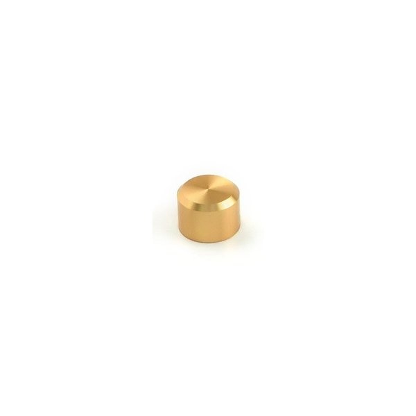 Standoff Cap,  #10-24 Thrd Sz,  Aluminum Brass Anodized