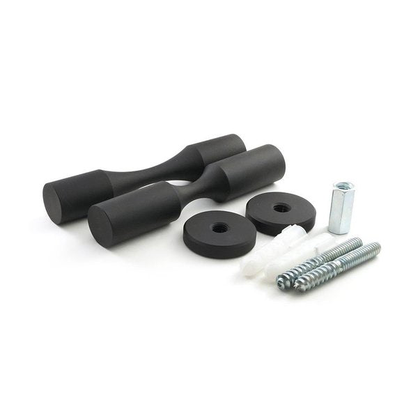 Single Bottle Wine Peg Kit - Black