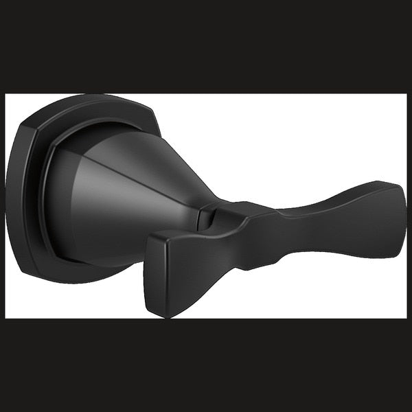 Stryke Double Robe Hook Matte Black