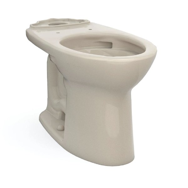 Drake Elongated Universal Height Toilet Bowl Only with Cefiontect,  Less Seat,  Bone