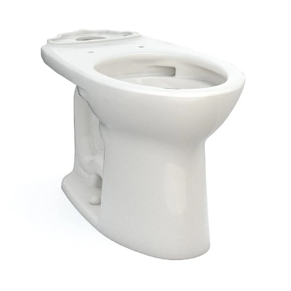 Drake Elongated Universal Height Toilet Bowl Only with Cefiontect,  Less Seat,  Colonial White