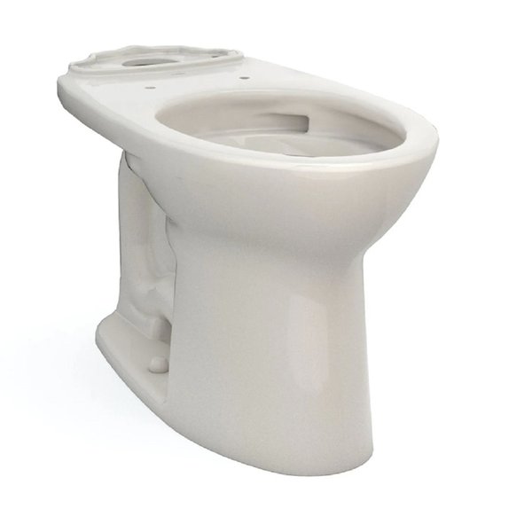 Drake Elongated Universal Height Toilet Bowl Only with Cefiontect,  Less Seat,  Sedona Beige