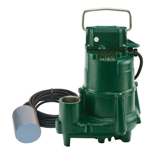 Flow-Mate Model 98 1/2 HP 115V Submersible Sump Pump with 20' Piggyback Variable Level Pump Switch