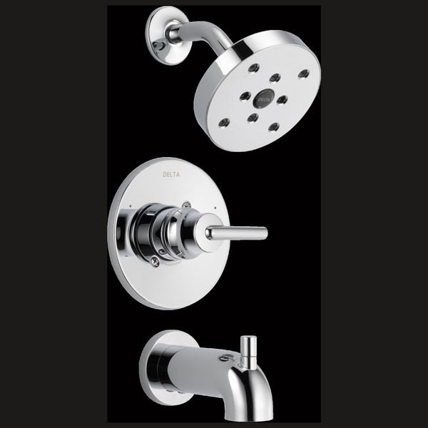 Trinsic Monitor® 14 Series H2Okinetic® Tub & Shower Trim Chrome