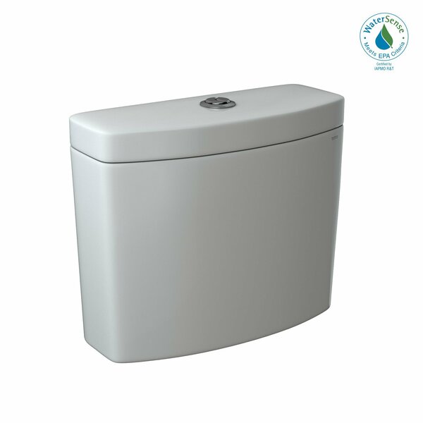 Aquia IV Dual Flush 1.28 and 0.9 GPF Toilet Tank Only Colonial White