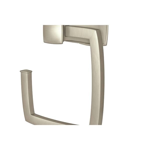 Hensley Brushed nickel towel ring