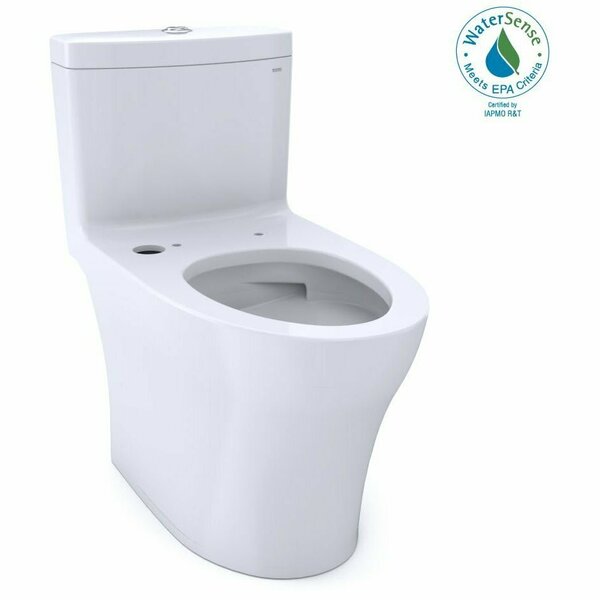 Aquia IV One-Piece Elongated Dual Flush 1.28 and 0.9 GPF Cotton White