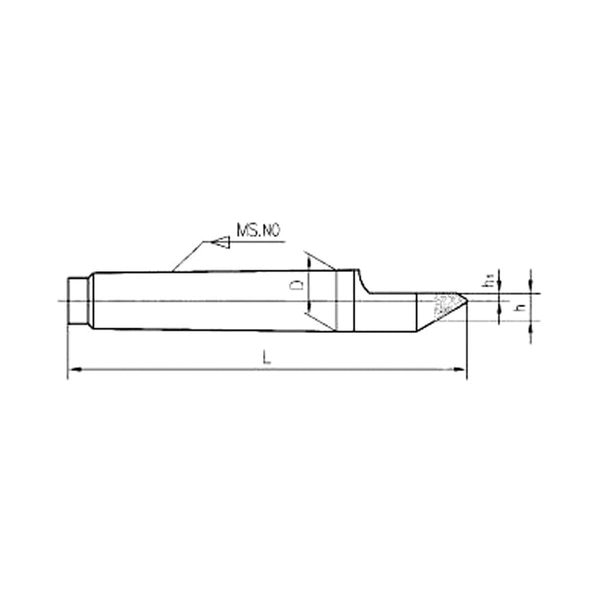 MT1 Steel Half-Notched Dead Center