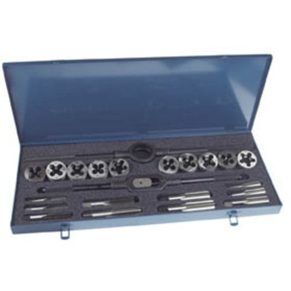 Tap and Die Set,  Series 7120,  Imperial,  23 Piece,  1420 to 1213 Tap,  1420 to 1213 UNC,  142