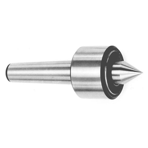 Lathe Dead Center,  Morse Taper Shank,  4 Taper,  1027 to 1231 Point Diameter,  634 Overall Lengt