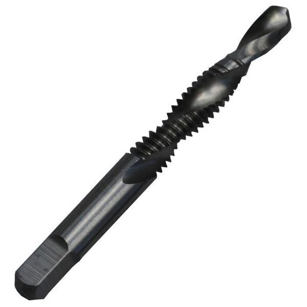 Combined Drill and Tap,  Series DWT,  Imperial,  1420 Thread,  Round Shank,  HSS,  Bright