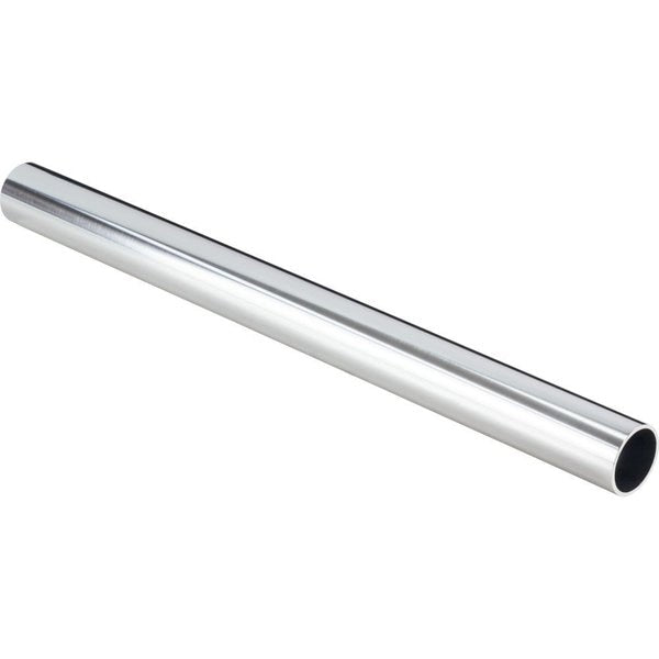 Chrome 1-1/16" Diameter x 8' Long Round Steel Closet Rods 24PK