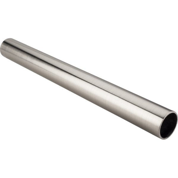 Satin Nickel 1-5/16" Diameter Round Steel Closet Rod 24PK
