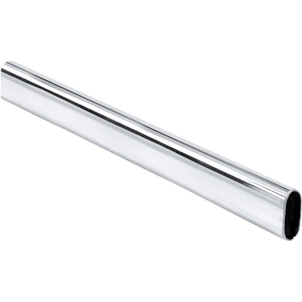 Chrome 8' Oval Closet Rod