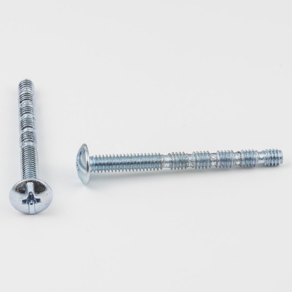 8/32" x 1-3/4 in Phillips Machine Screw,  Plain Steel,  20 PK