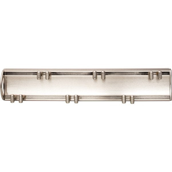 Satin Nickel 14" Belt Rack