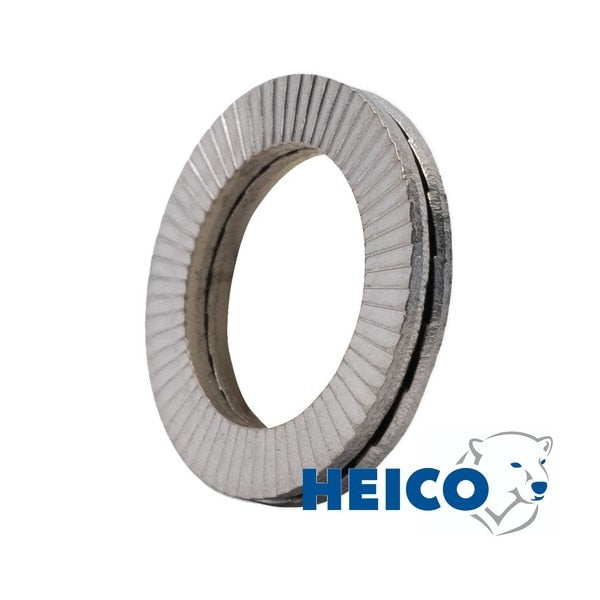 Wedge Lock Washer,  Fits Bolt Size 16 mm Steel,  Zinc Flake Finish,  100 PK
