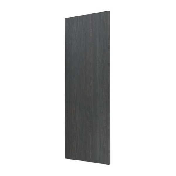 Carbon Marine Slab Style Vanity Cabinet End Panel (36 in W x 0.75 in D x 21 in H)