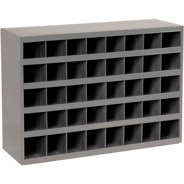 All-Welded Steel Bin Shelving - 33-3/4x12x24 - 40 4x11-7/8x4-1/2 Bins