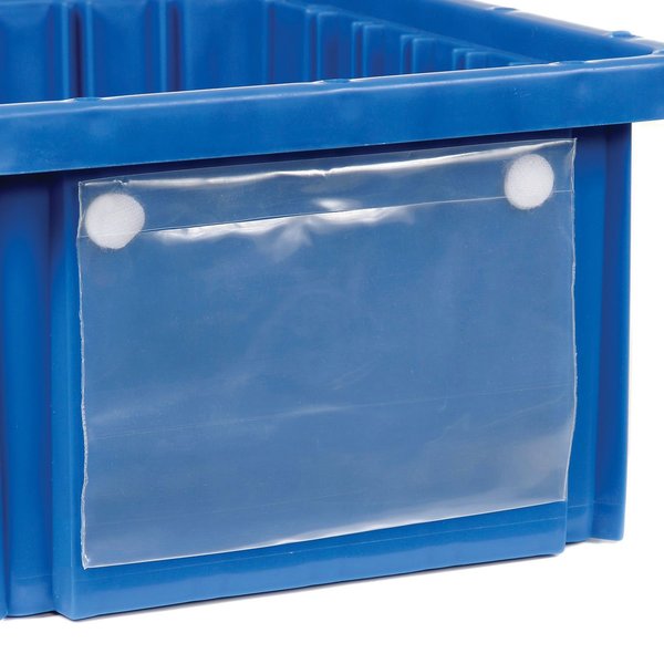 Label Holder for Plastic Dividable Grid Container,  8W x 2H