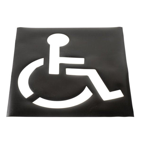 Parking Lot Stencil,  Handicapped Symbol