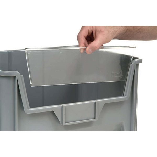 Clear Window For Hopper Bins QGH700,  3PK