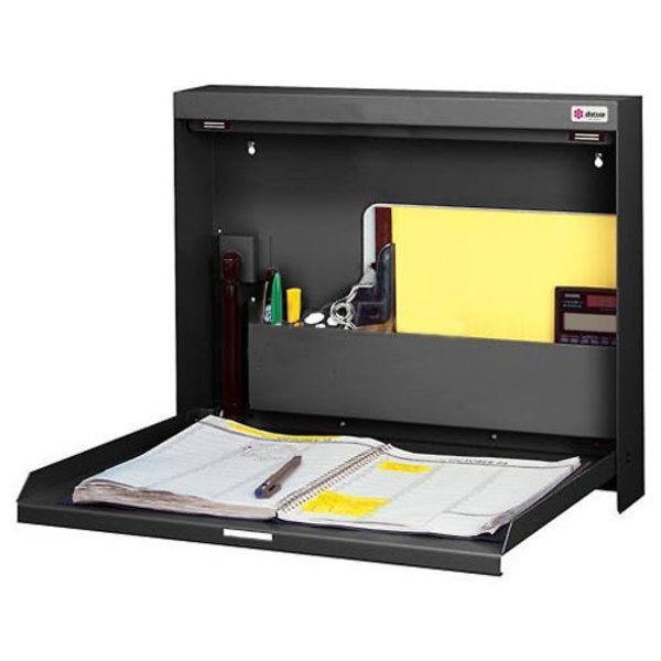 Wallwrite Fold-up Desk,  Non-Locking,  20W x 3-3/8D x 16-3/8H,  Black