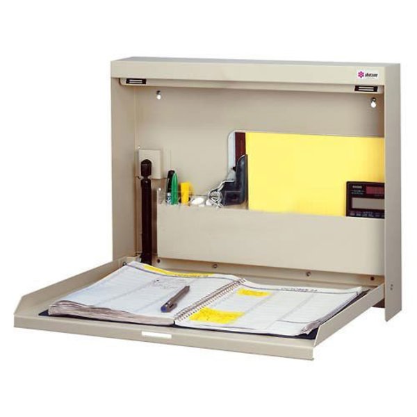 Wallwrite Fold-up Desk,  Non-Locking,  20W x 3-3/8D x 16-3/8H,  White