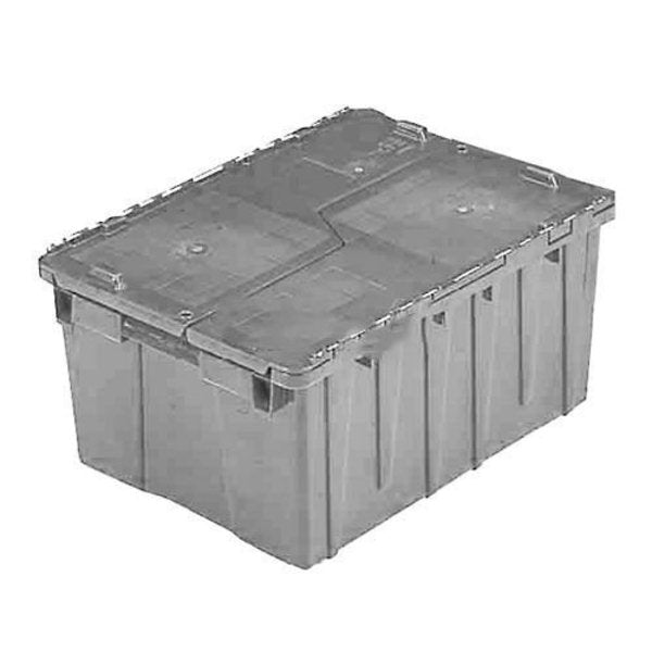 FP075 Flipak Distribution Container - 19-11/16 x 11-13/16 x 7-5/16 Gray