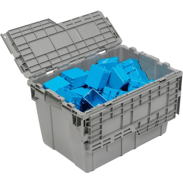 Flipak Distribution Container ,  21-13/16 x 15-3/16 x 12-7/8,  Gray