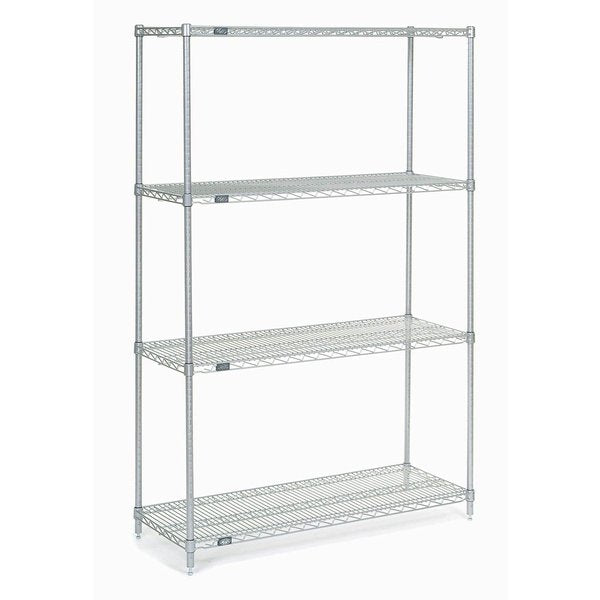 Chrome Wire Shelving,  42W x 21D x 74H