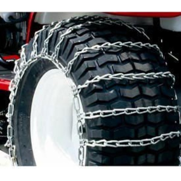 Maxtrac Snow Blower/Garden Tractor Tire Chains,  2 Link Spacing,  Steel
