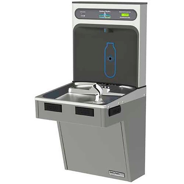 Water Cooler W/HydroBoost Water Refilling Station,  Light Gray