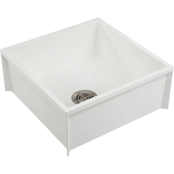 MSBID2424 24 X 24 Molded Stone Mop Sink