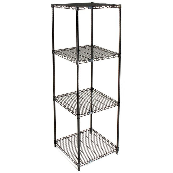 Wire Shelving,  Black Epoxy,  24W X 24D X 74H
