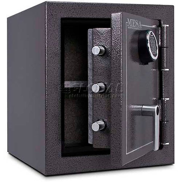 Burglary & Fire Safe Cabinet 2-Hr Fire Rating Digital Lock17-1/4Wx18-3/4Dx20H